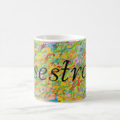 Sestra vom tvshowOrphan Schwarzen, abstrakte Kunst Kaffeetasse (Mittel)