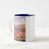 SESTRI LEVANTE ZWEIFARBIGE TASSE (Vorderseite Links)
