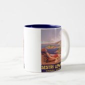 SESTRI LEVANTE ZWEIFARBIGE TASSE (VorderseiteRechts)