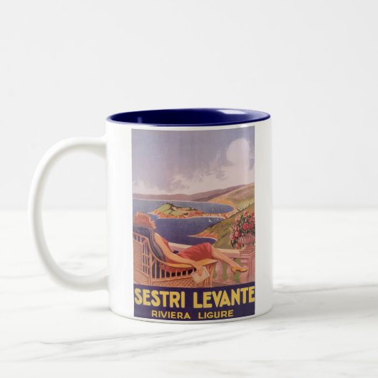 SESTRI LEVANTE ZWEIFARBIGE TASSE (Links)
