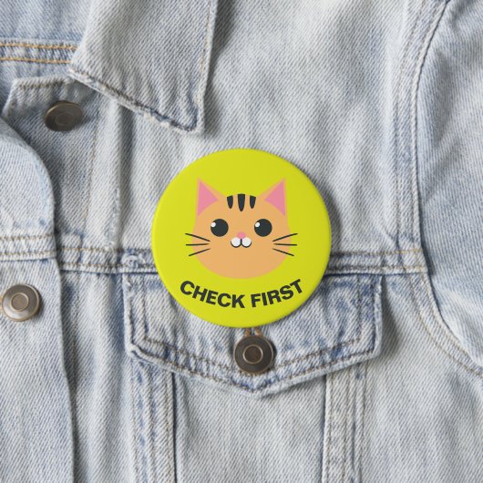 Set 1 - Cat Button - "Karo zuerst" (Beispiel)