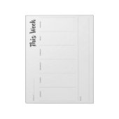 Set 1 Diese Woche Planer Notepad Notizblock (Rotiert)
