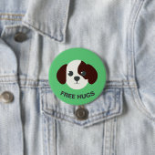 Set 1 - Hunde-Button - "Gratis-Hugs" Button (Beispiel)