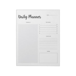 Set 1 Tagesplaner Notepad Notizblock