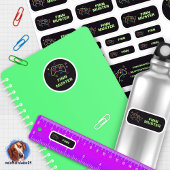 Set - 24 Namensaufkleber Spielecontroller | Aufkleber