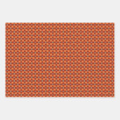 Set 2 für Fuzz geometrisches Muster Geschenkpapier Set (Vorderseite 2)