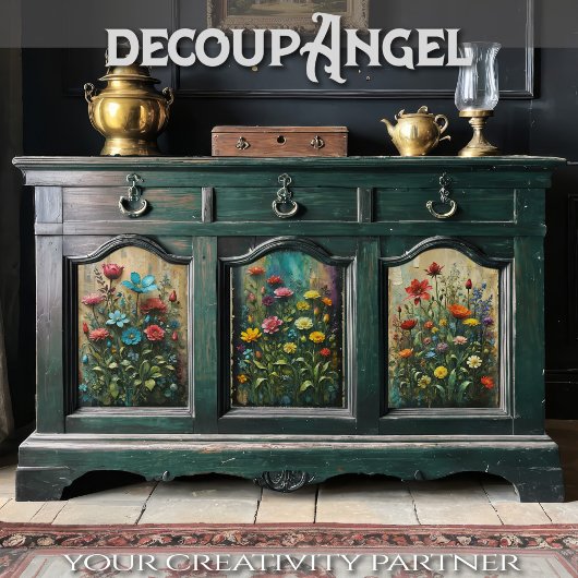 Set 3 - Farbgarten - Deko - Geschenkpapier Set