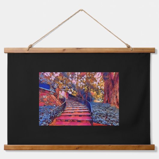 Set 3 Koordinierung von Wandteppichen Wandteppich Mit Holzrahmen (Vorderseite)