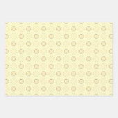 Set 3 Nahtloses Maschenmuster Geschenkpapier Set (Vorderseite 2)