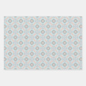 Set 3 Nahtloses Maschenmuster Geschenkpapier Set (Vorderseite)