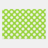 Set 3 zur Koordinierung der hellgrünen Volleyball Geschenkpapier Set (Vorderseite 2)