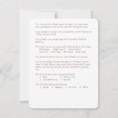 Set 4 - Erläuternde Karte (Rückseite)