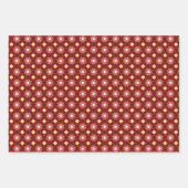 Set 4 für Fuzz geometrisches Muster Geschenkpapier Set (Vorderseite)