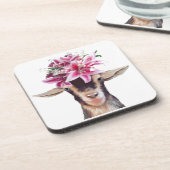 Set 6 Cork Back Untersetzer Lilly the Goat (Linke Seite)