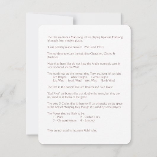 Set 6 - Erläuternde Karte (Rückseite)