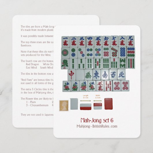 Set 6 - Erläuternde Karte (Vorne/Hinten)