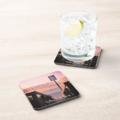 SET 6 Untersetzer Tropischer Segelboot Sonnenaufga (Rechte Seite)