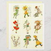 Set 9 - Vintage Blume-Kindersicherung (Vorne/Hinten)