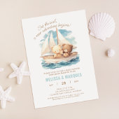 Set A Sail New Adventure Niedlich Baby Dusche einl Einladung