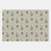 Set A, Weihnachtswrapping Paper im hawaiianischen  Geschenkpapier Set (Vorderseite 3)