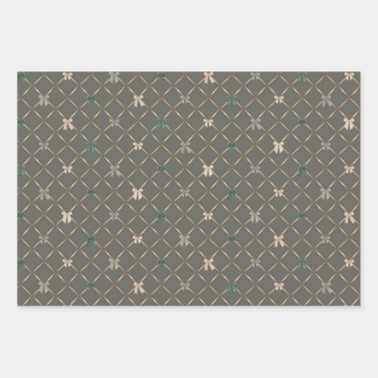 Set A, Weihnachtswrapping Paper im hawaiianischen  Geschenkpapier Set (Vorderseite 2)