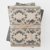 Set A, Weihnachtswrapping Paper im hawaiianischen  Geschenkpapier Set (Beispiel)