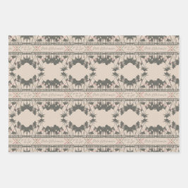 Set A, Weihnachtswrapping Paper im hawaiianischen Geschenkpapier Set