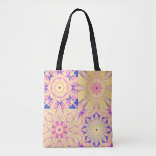 Set abstrakter Hintergrund farbenfroh Kaleidoskopi Tasche