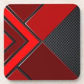 Set-Abstrakter Kunststoff-Untersetzer Getränkeuntersetzer (Vorderseite)