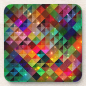 Set-Abstrakter Kunststoff-Untersetzer Getränkeuntersetzer (Vorderseite)