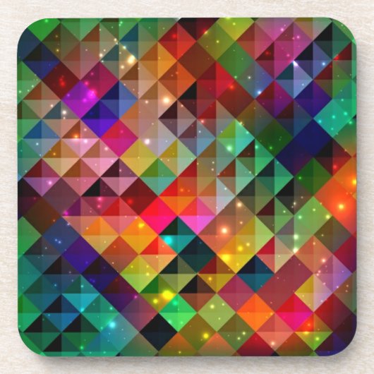 Set-Abstrakter Kunststoff-Untersetzer Getränkeuntersetzer (Vorderseite)