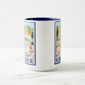 Set Andros Griechenland von 8 verschiedenen Tassen (Zentrum)