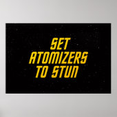 Set-Atomizers zu betäuben Poster (Vorne)