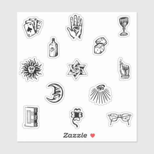 Set Aufkleber (Blatt)