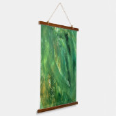Set aus 2 abstrakten Wandteppichen Wandteppich Mit Holzrahmen (Gewinkelt)