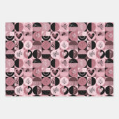 Set aus 3 Blatt abstrakt (Vorderseite 3)