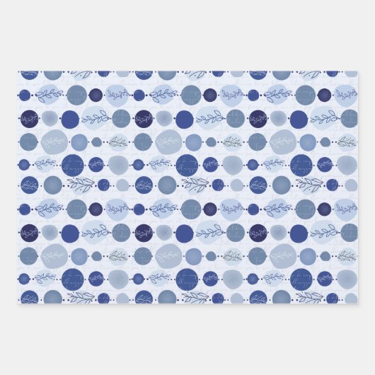 Set aus 3 Blatt abstrakt (Vorderseite 3)