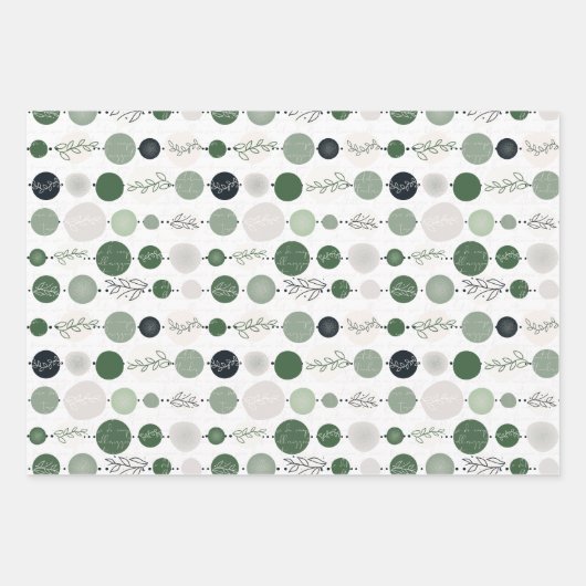 Set aus 3 Blatt abstrakt (Vorderseite)