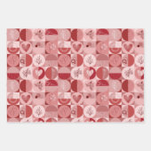 Set aus 3 Blatt abstrakt (Vorderseite)