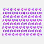 Set aus 3 Blatt Papier für Tierpfähle (Vorderseite)