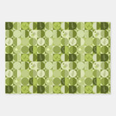 Set aus 3 Blättern, abstrakte Form Geschenkpapier Set (Vorderseite 3)