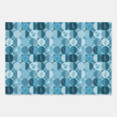 Set aus 3 Blättern, abstrakte Form Geschenkpapier Set (Vorderseite 2)