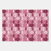 Set aus 3 Blättern, abstrakte Form Geschenkpapier Set (Vorderseite)