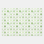 Set aus 3 Blättern mit Katzengesicht Geschenkpapier Set (Vorderseite 3)