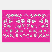 Set aus 3 Doodle28 Geschenkpapier Set (Vorderseite)
