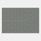 Set aus 3 einfachen Umschlagpapier Geschenkpapier Set (Vorderseite 2)