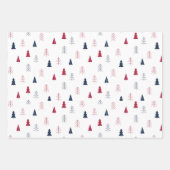 Set aus 3 einfachen Umschlagpapier Geschenkpapier Set (Vorderseite 2)