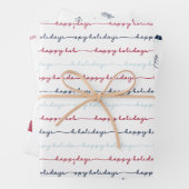 Set aus 3 einfachen Umschlagpapier Geschenkpapier Set (Beispiel)