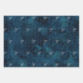 Set aus 3 Flachblättern Geschenkpapier Set (Vorderseite 2)