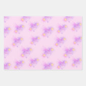 Set aus 3 flachen Blechen Geschenkpapier Set (Vorderseite 2)